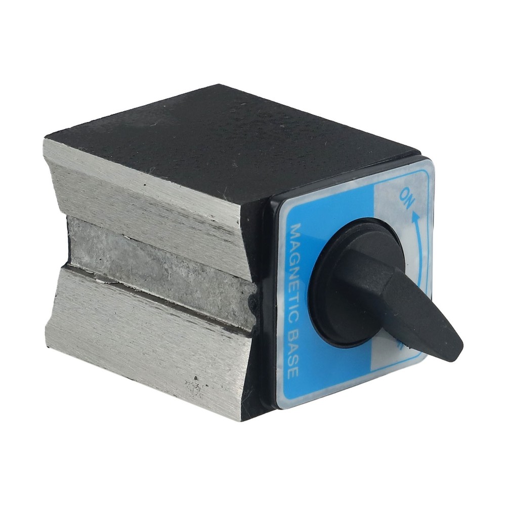 Magnetic Base with Strong Magnet M8 x 1 25 Threaded Holes Compact & Precise