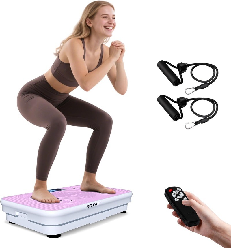Shake Plate Vibration Exercise Machine for Lymphatic Drainage Massager