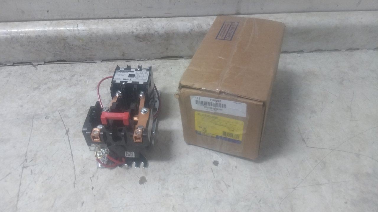 Square D 8911DPSO42V09 208-240VAC Coil Definite Purpose Magnetic Motor Starter