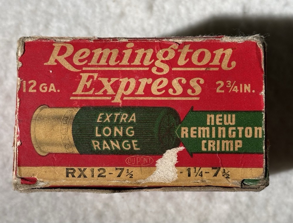 Remington Kleanbore Express Extra Long Range 12 GA. Empty Ammo Box.