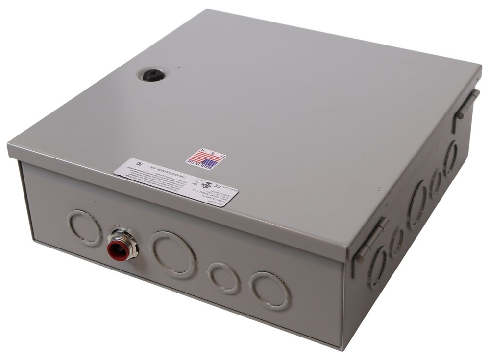 IP-based control panel with poe splitter