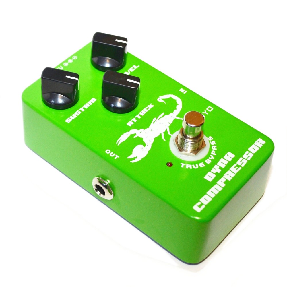 Joyo JF-10 Dynamic Compressor Pedal US Dealer w/ 2 Patch Cables