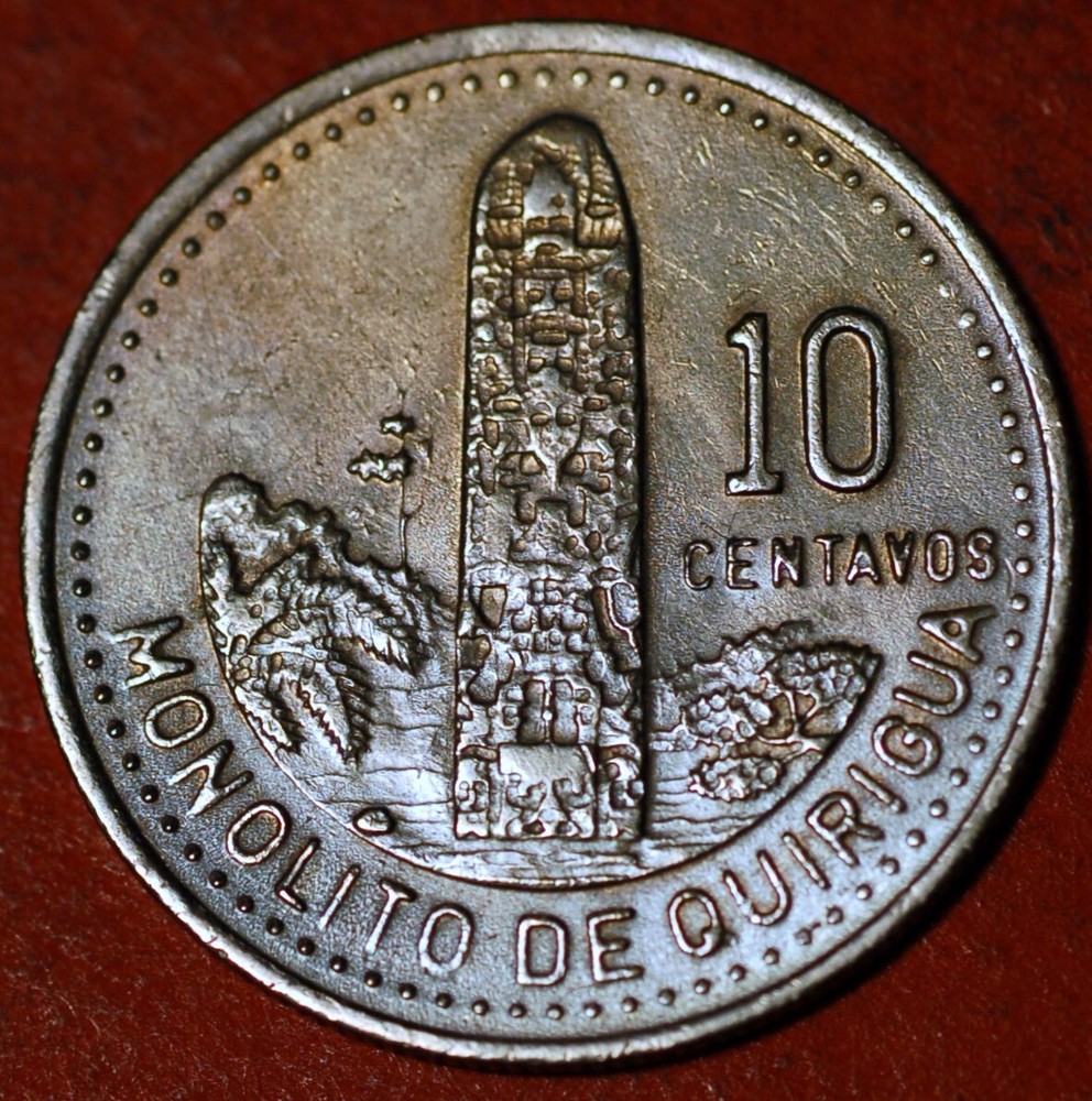 Guatemala 10 Centavos 1991 KM# 277.5