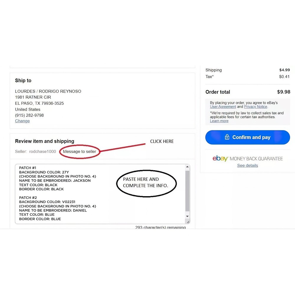 Custom Your Name Personalized Tag Embroidered Iron-on Patch DIY Applique Biker