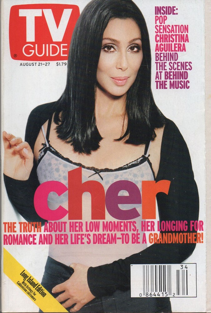1999 TV GUIDE  August 21-27 CHER NO LABEL