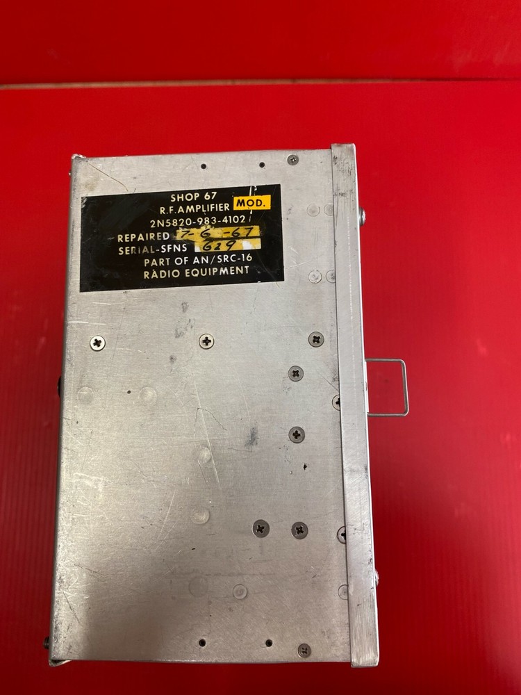 AN/SRC-16 RF AMPLIFIER COLLINS P/N 528-0001-005 GOOD CONDITION