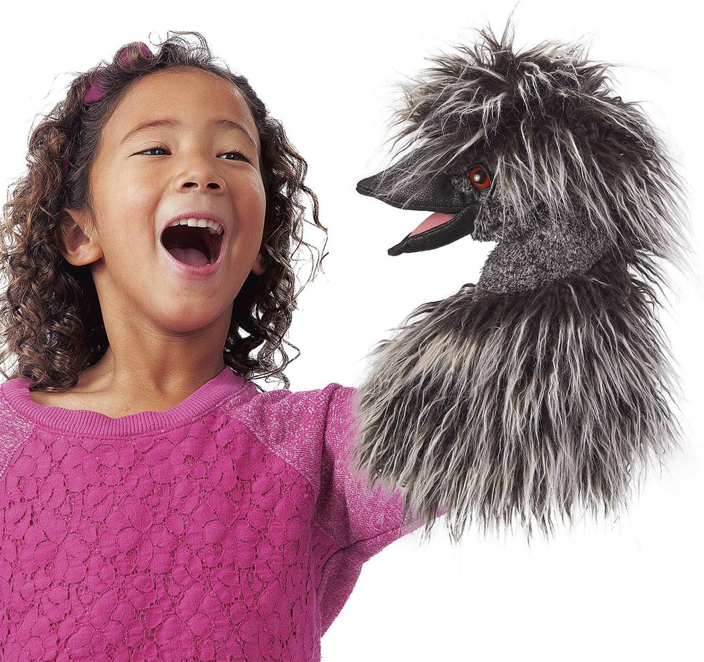 Emu Stage Puppet, Brown