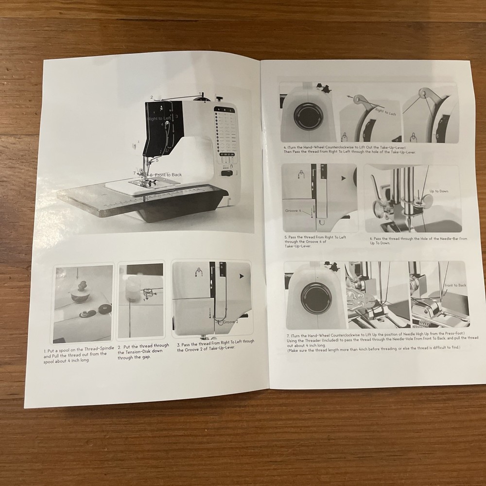 HTVRONT 38 Stitch Multifunctional Sewing Machine 2-Speed Beginner Craft NEW