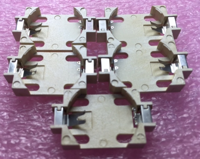 5pcs 3Pin CR2032 DIP Type Lithium Coin Cell Button Battery Holder Socket NEW!