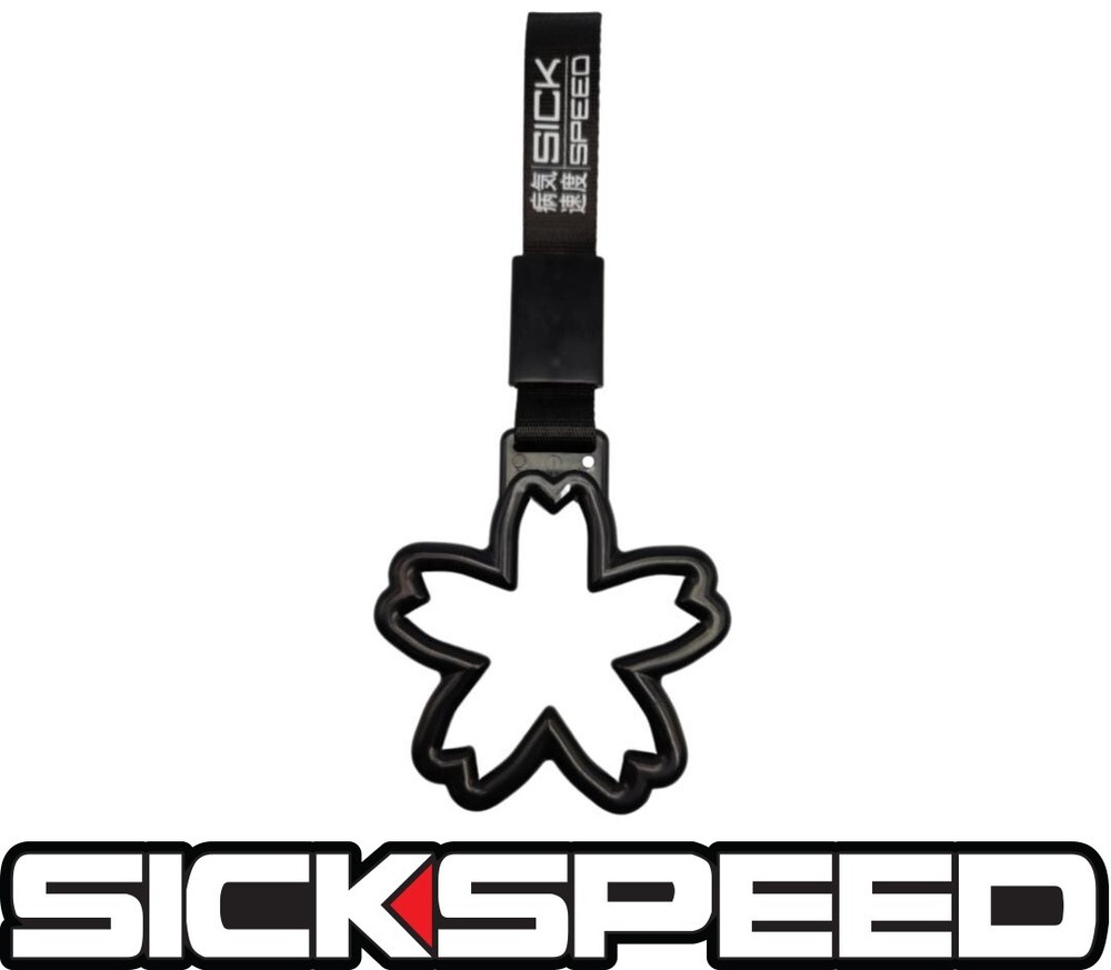 SICKSPEED Black Tsurikawa Sakura Cherry blossom