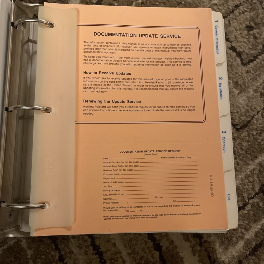 HP 8901B Modulation Analyzer Operation and Calibration Manual