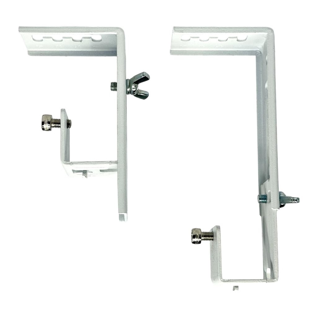 Height Bracket Adjustable for Window Curtains Rod Holders and Blind with Scre...