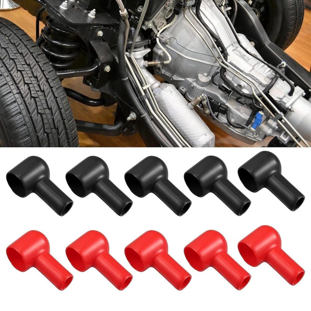 Universal Pack 20 Battery Terminal Boots Insulating Rubber Covers Cable Lug