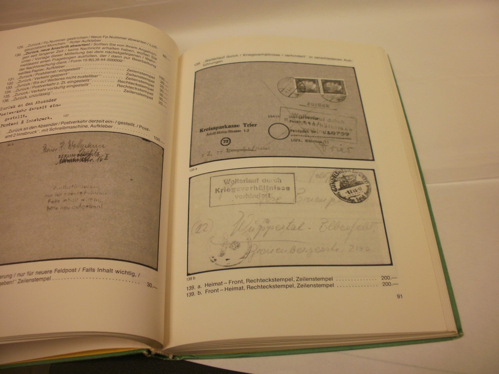 WW II era GERMAN POSTAGE, Michel Handbuch-Katalog Deutsche Feldpost 1937-1945