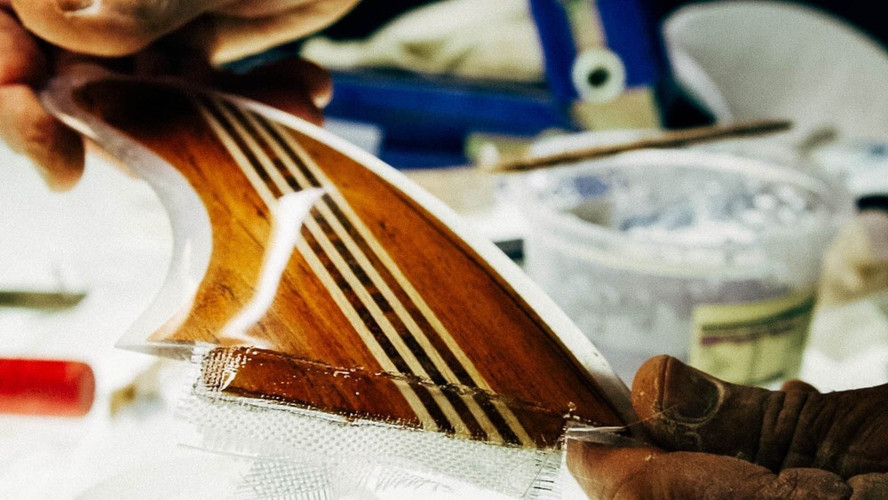 Short Board Timber Fins