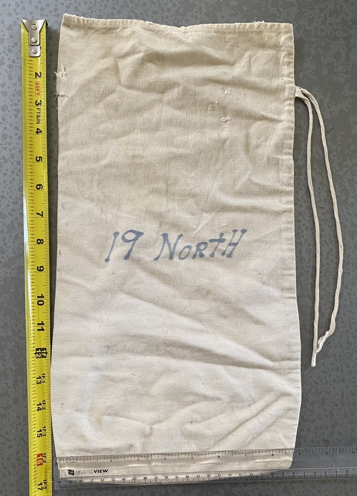 Old Canvas Coin Bag