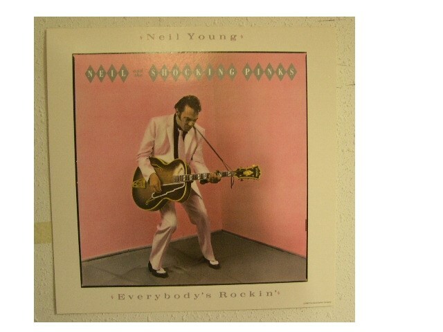 Neil Young and The Shocking Pinks poster Flat