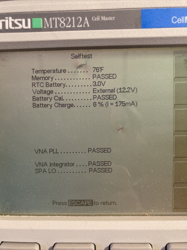 Anritsu MT8212A Cell Master