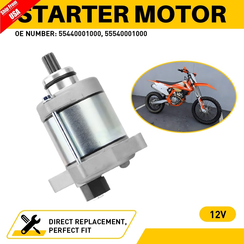 New 55540001000 55440001000 Starter Motor 12v Fit KTM 300 XC-W TPI 2019-2023