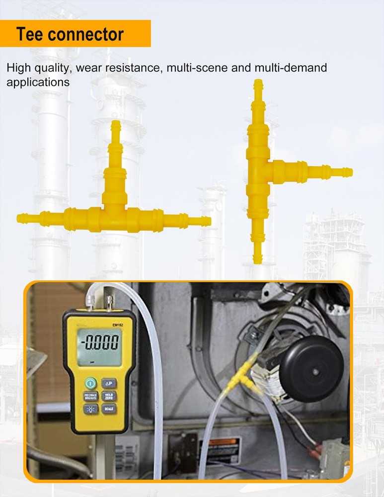 ZIBOO JL3MN2 Manometer Probe Kit, Compatible with Klein Tools ET180 Digital...