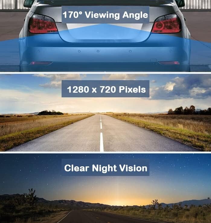 New Backup Camera Rearview Mount for Boss BV850ACP