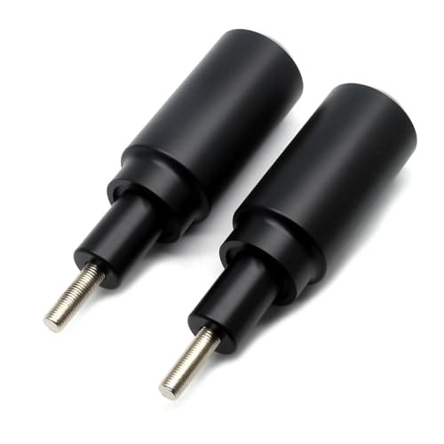 Motorcycle Frame Sliders, Falling Crash Protector Guards No Cut Kits Black
