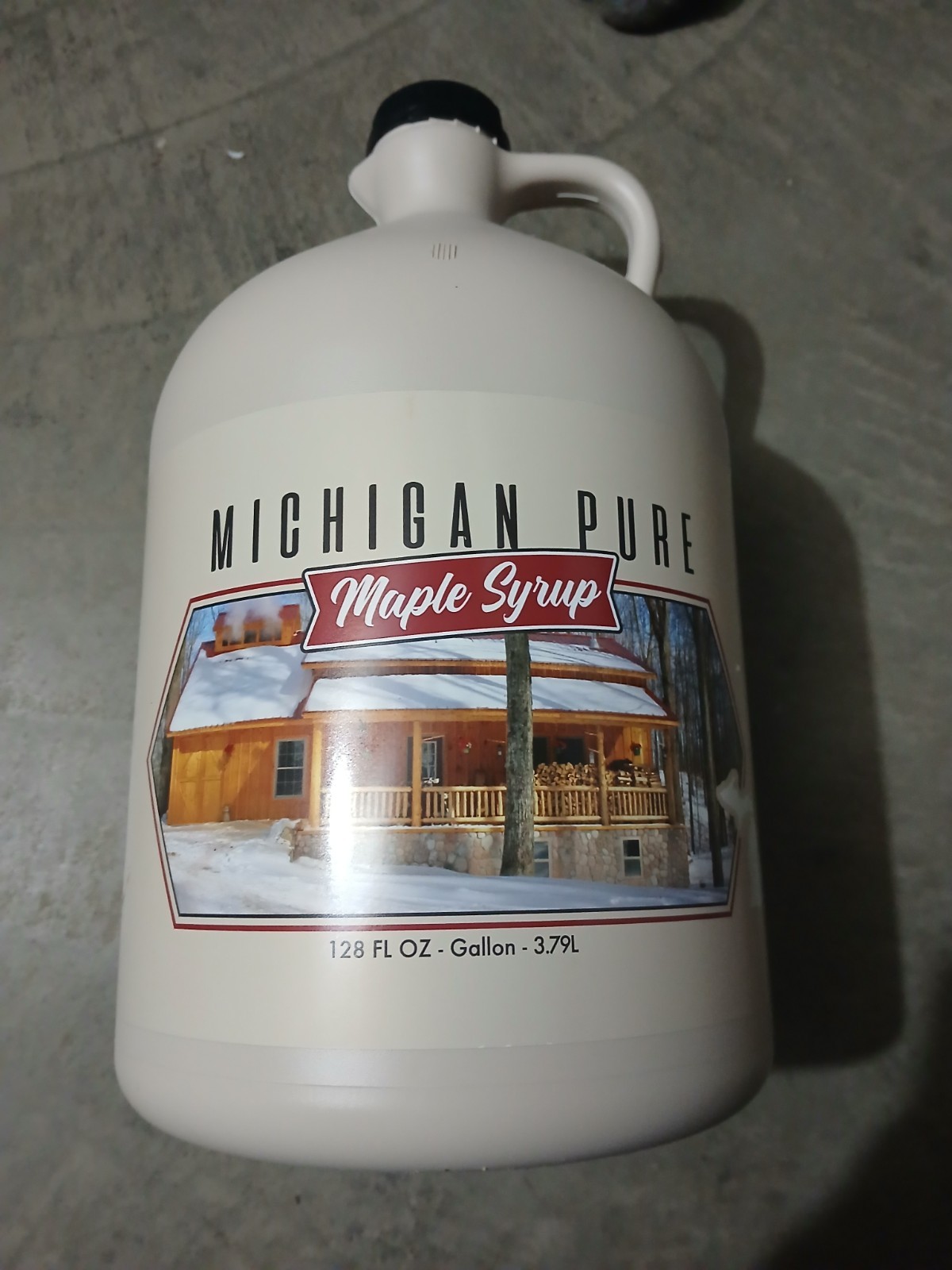 Michigan Pure Maple Syrup Certified Organic Non-GMO 128 fl oz Gallon