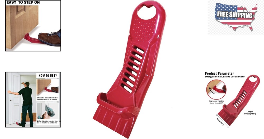 Lightweight Multifunctional Drywall Panel Lifter: Door Tool & Bottle Opener