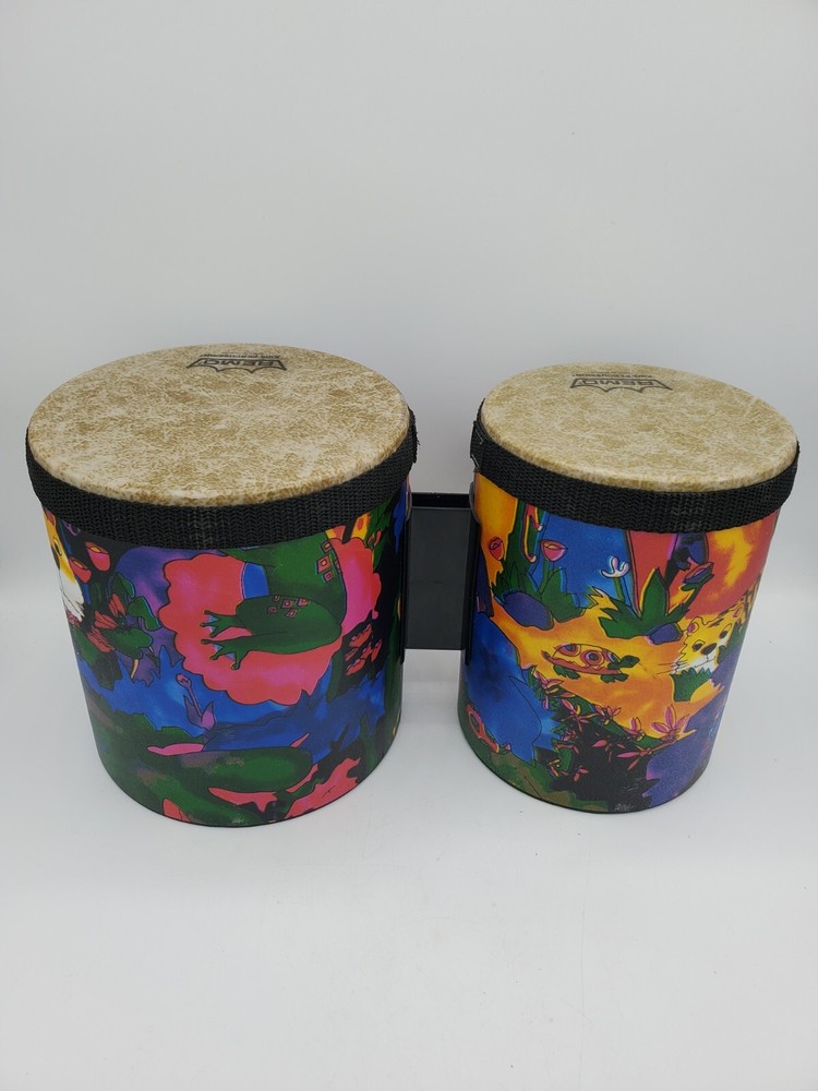 REMO Kids Percussion Bongo Double Drums Mint