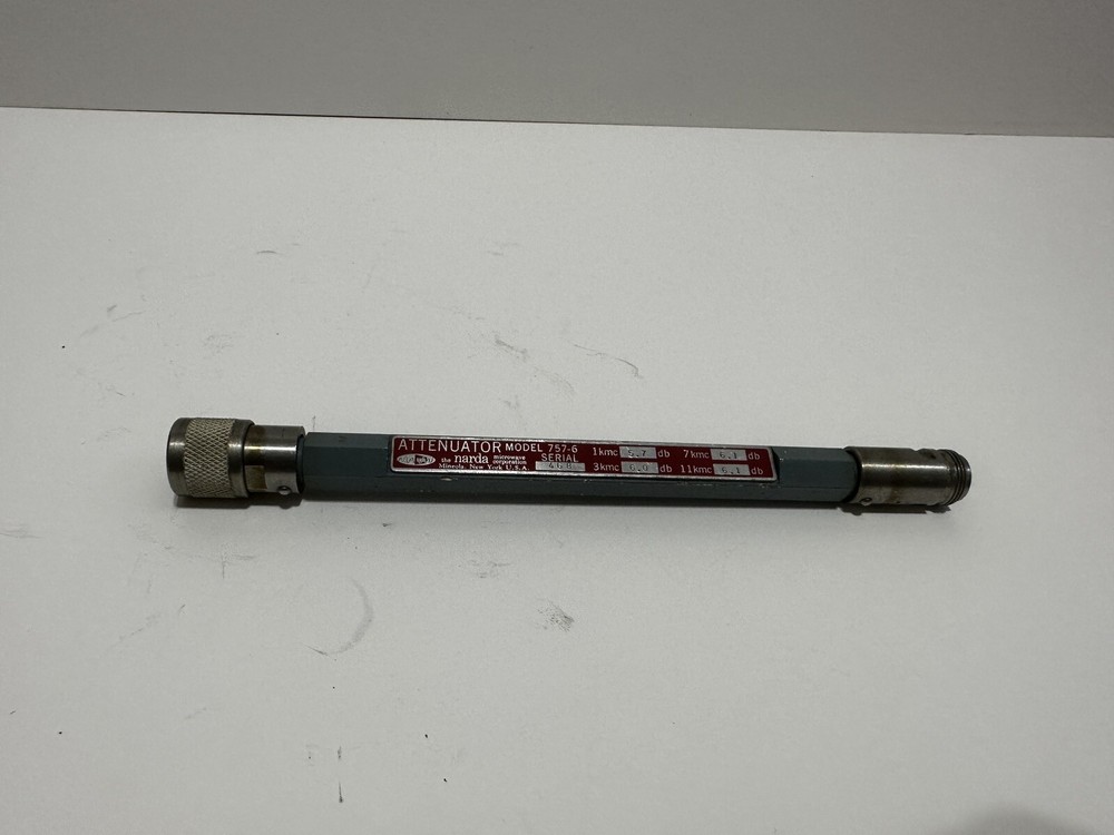 Narda 757-6 N-Type 6dB Fixed Attenuator