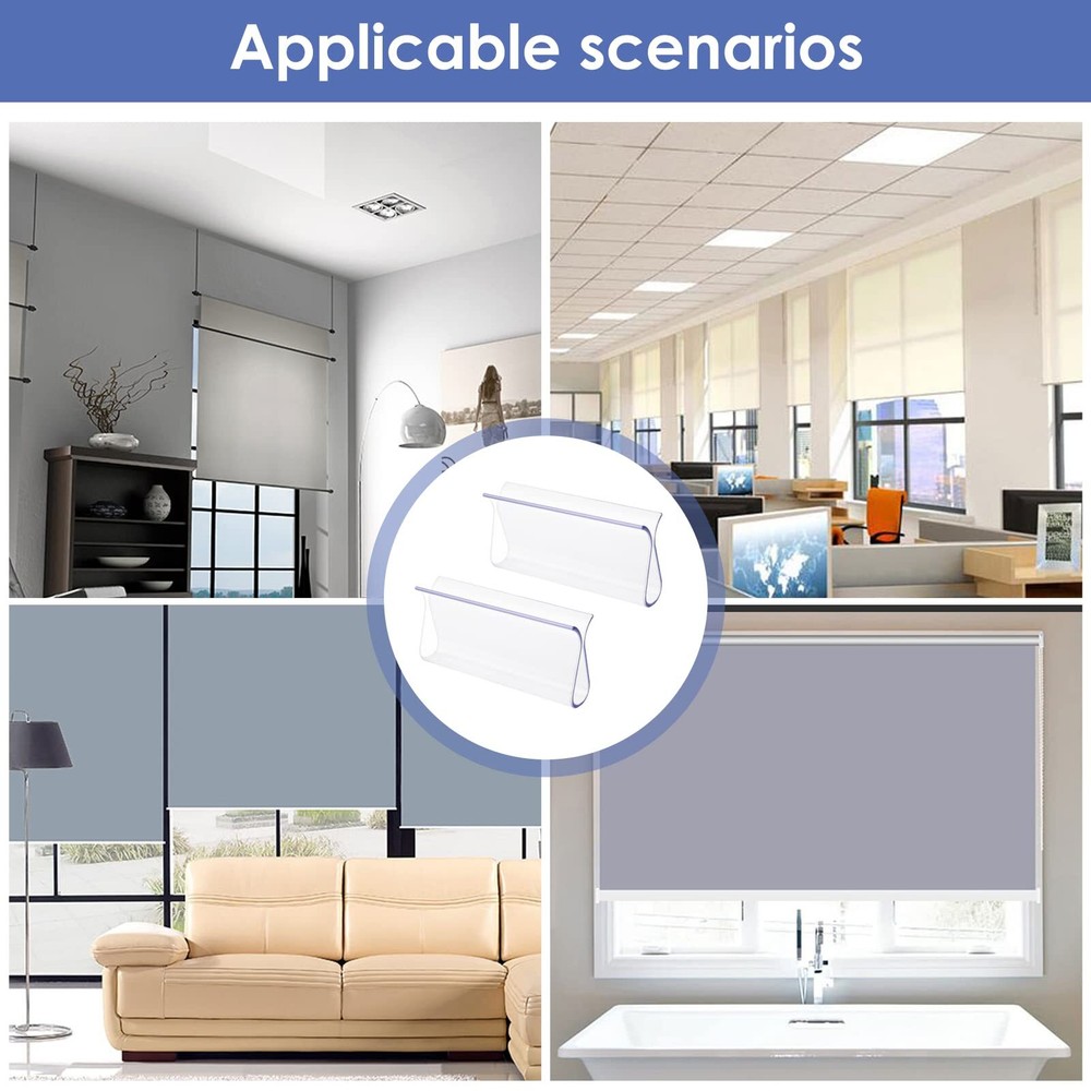 2 Pieces Roller Shade Pulls Window Shade Pulls Window Blinds Cordless Roller