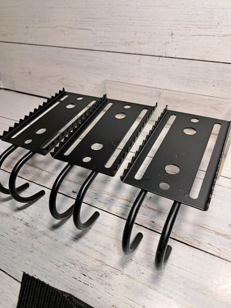 Tree Stand Gear Hanger with 3 Strong and Durable Double Tree Hooks And Tie Down