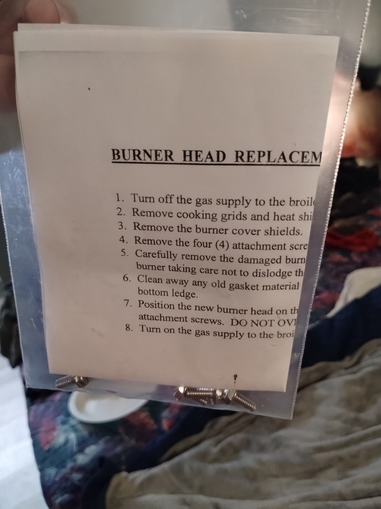 Burner Head, Ceramic With Fiberfax