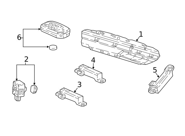 Genuine Honda Keyless Entry Transmitter 72147-THR-A21