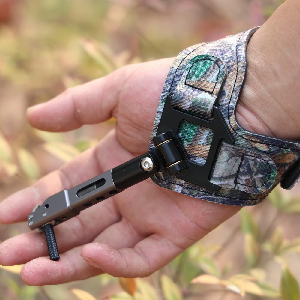 Compound Bow Wrist Release 360 Degree Rotatable Jaws Archery Release Aids