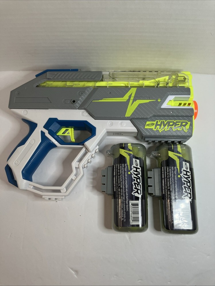 NERF Hyper Impulse-40 Blaster With Two 50-Round Canisters - 100 Total Rounds
