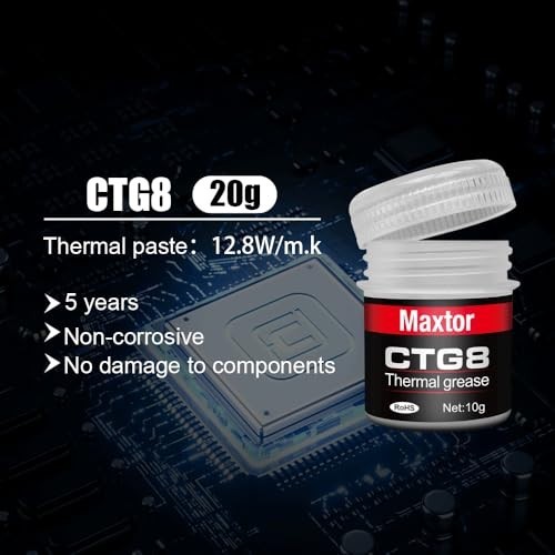High-Performance Thermal Compound Paste for CPU/GPU/Heat Sink - 20g, 12.8W/m.k