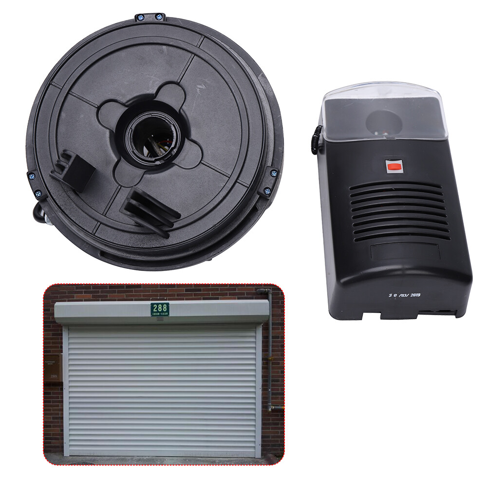 Garage Automatic Roll Up Roller Door Opener Motor with 2 Remotes Motor Rolling