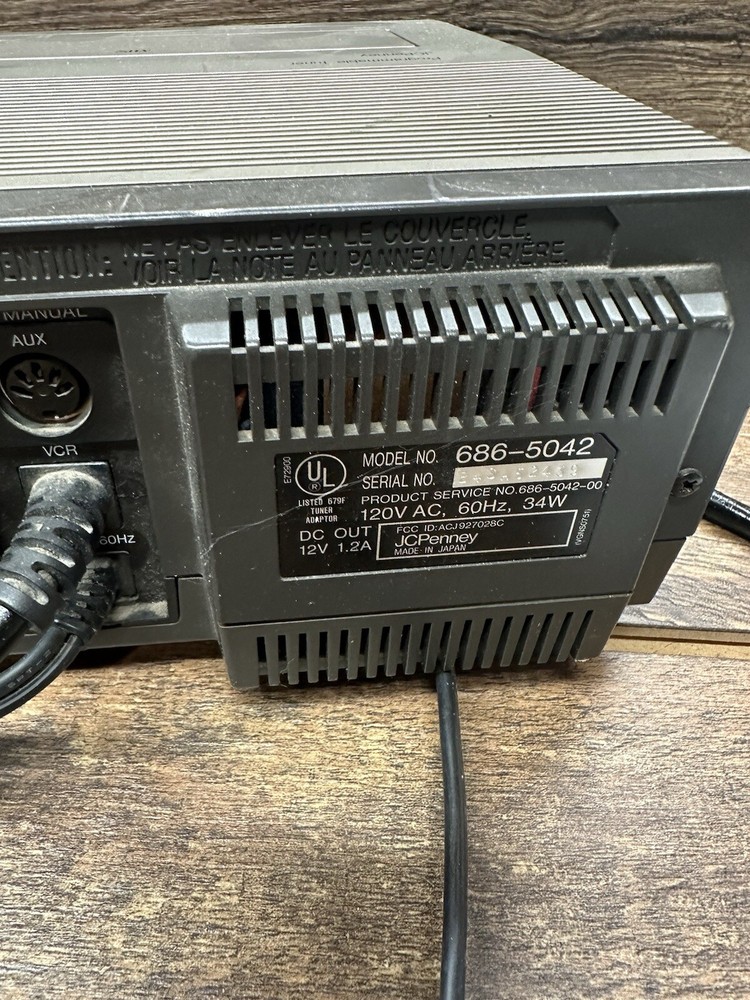 JCPenney's programmable tuner #686-5042. Read Description