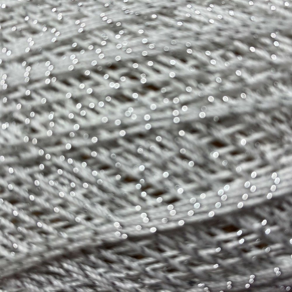 Aunt Lydia's Metallic Crochet Thread Size 10 White Silver 4 Spools