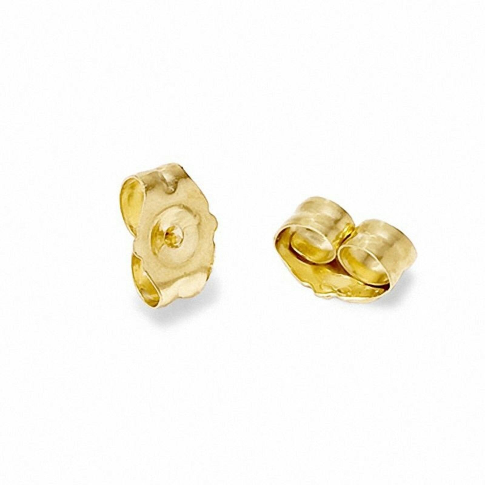 2 ct. Moissanite Stud Earrings - Solid 14k Yellow Gold - Stunning & Sparkling