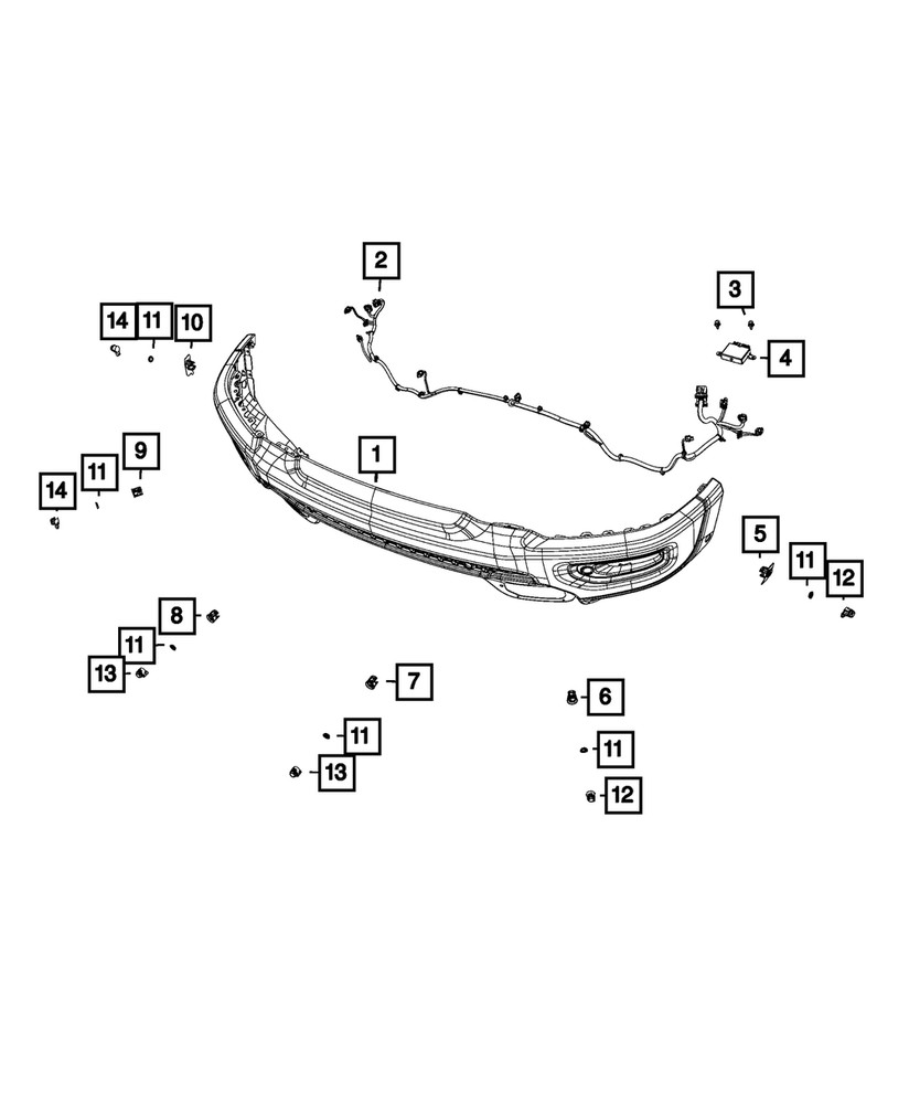 Genuine Mopar Parking Assist Module 68271823AI