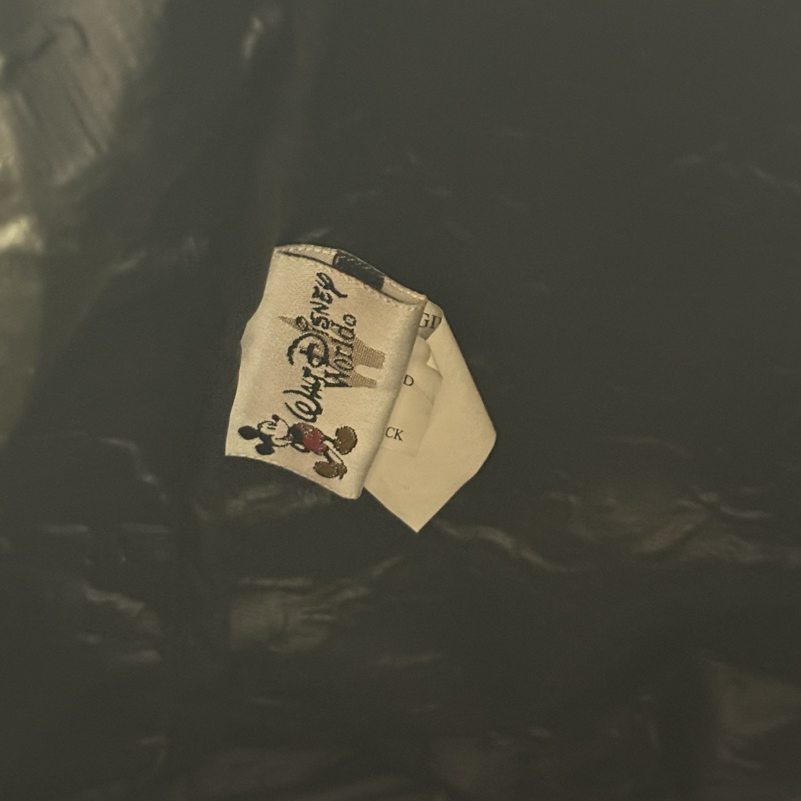 Rare Walt Disney World Mickey Mouse Pattern Woven Weekender Tote Bag