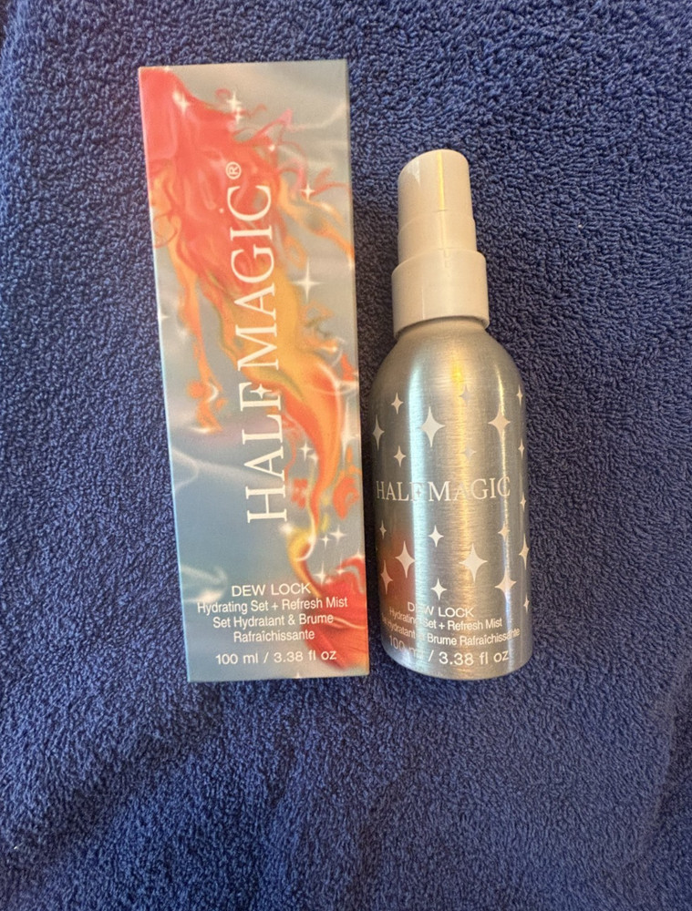 NIB HALF MAGIC Dew Lock Hydrating Set + Refresh Mist