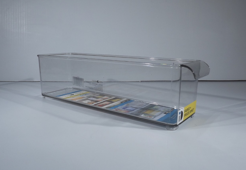 Fridge Freezer Bin - InterDesign - 4" x 14.5" x 4" - Storage - Clear