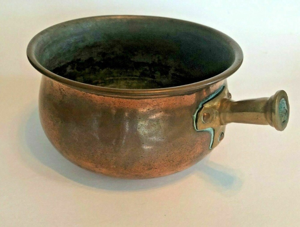 Antique Copper Sauce Pot Cookware Circa 1900's