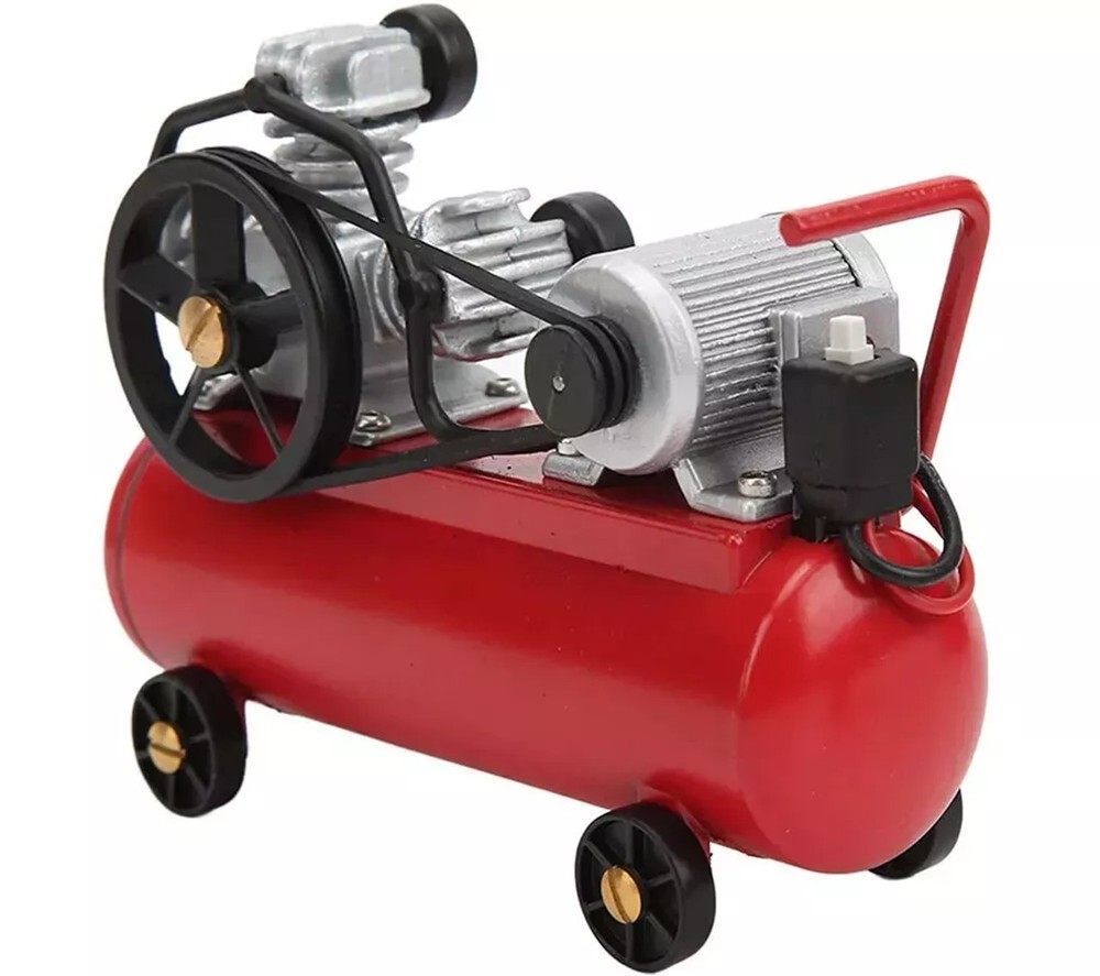 RC 1/10 Scale METAL AIR COMPRESSOR Scale Garage -BLUE-
