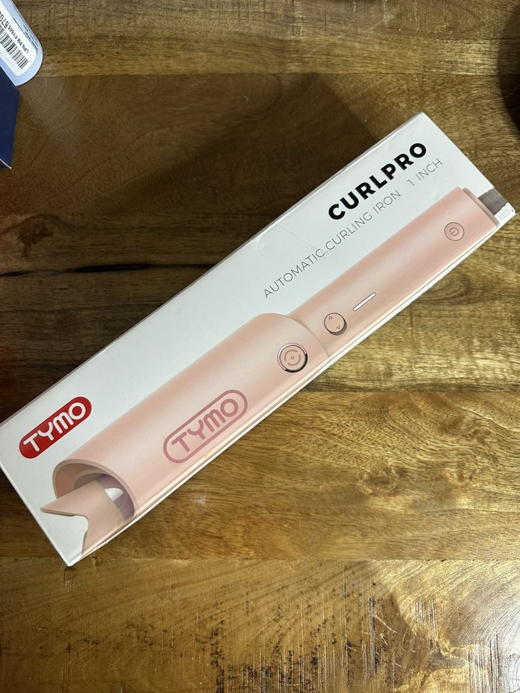TYMO CurlPro Automatic Curling Iron 1" Ceramic Ionic Pink Electric
