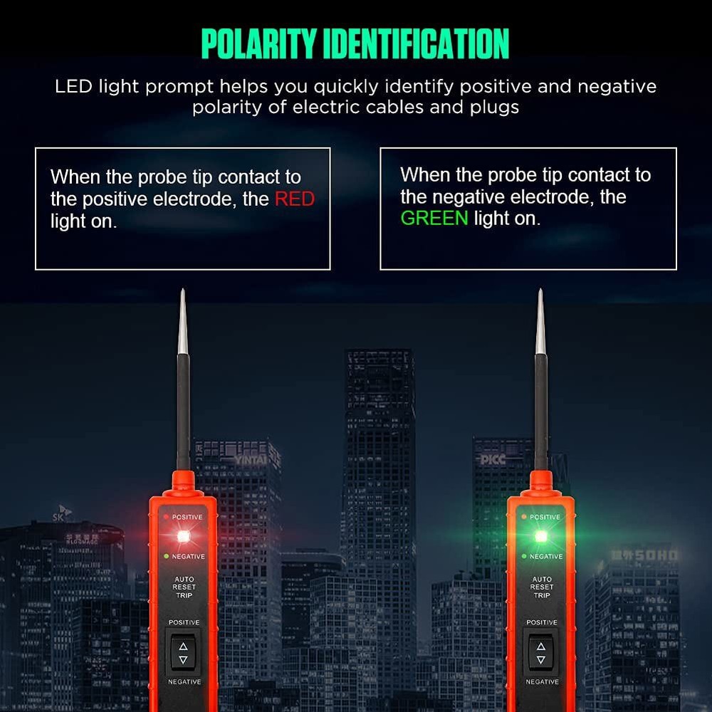 Automotive Circuit Tester Probe Electrical System Voltage Continuity Test Light