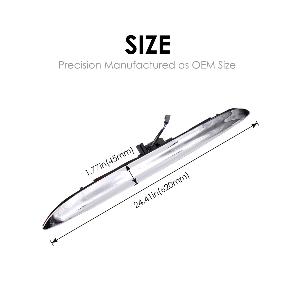 For MINI Cooper R50 R52 R53 Chrome Trunk Hatch Handle 51137074020 Direct Fit